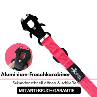 taktische Nylon Führleine Pink Bloom