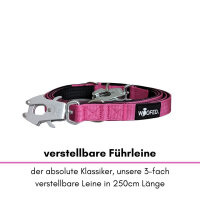 taktische Nylon Führleine Raspberry