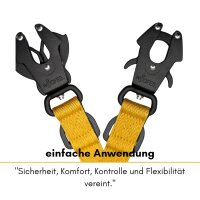 taktische Nylon Führleine Sunset Yellow