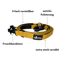 taktische Nylon Führleine Sunset Yellow