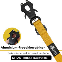 taktische Nylon Führleine Sunset Yellow