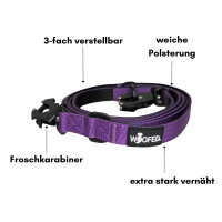 taktische Nylon Führleine Velvet Purple
