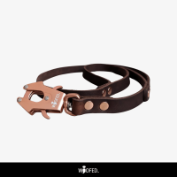 Leder Tactical Führleine mit fester Handschlaufe & Kurzführgriff