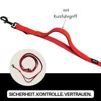 Nylon Classic Führleine Rosso Red