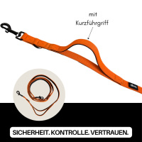 Nylon Classic Führleine Safety Orange