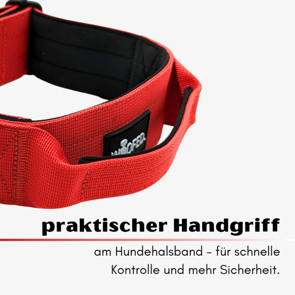taktisches Nylon Halsband Rosso Red
