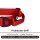 taktisches Nylon Halsband Rosso Red - ultraleicht