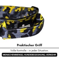 taktisches Nylon Halsband Yellow Camo ultraleicht