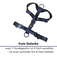 Y-Hundegeschirr 4fach-verstellbar mit Griff und...