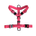 Y-Hundegeschirr 4fach-verstellbar mit Griff und Sicherheitsschnallen Pink Bloom - ultraleicht