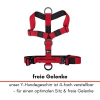 Y-Hundegeschirr 4fach-verstellbar mit Griff und...