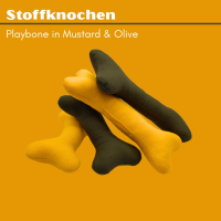 Hundespielzeug Stoffknochen Playbone