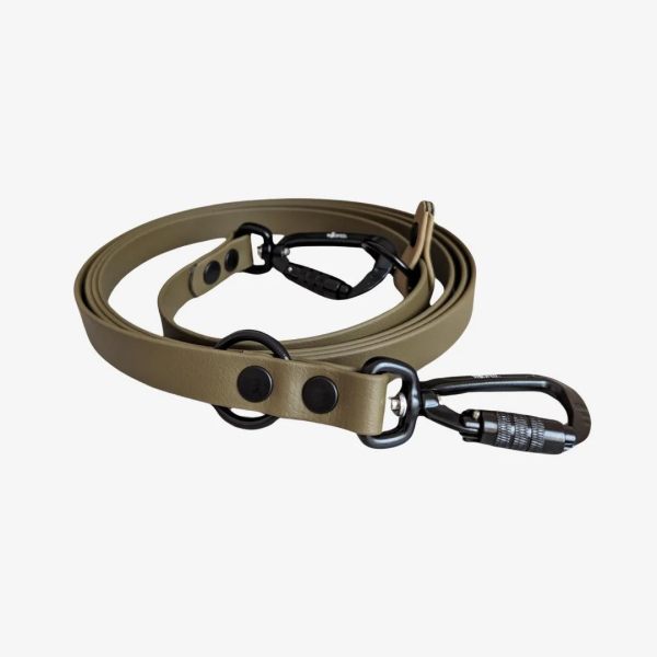 Biothane Umhängeleine mit Sicherheitskarabiner