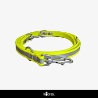 Biothane Reflective Führleine verstellbar - 2,5m / Gun