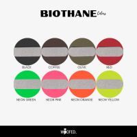 Biothane Tactical Reflective Führleine - 3-fach verstellbar mit Kurzführgriff / 2m