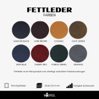 Leder Tactical Führleine verstellbar - 2,5m / Roségold