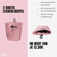 Multifunktionale Gassitasche - 2 in 1 Bauchtasche & Schultertasche Dusty Rose